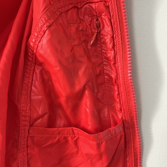 Stella McCartney By Adidas Orange Red Jacket Sz M Oversized Zip Jacket - Picture 6 of 16